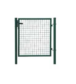 Reti, Recizioni E Cancelli Per Giardino|Cancello elettrosaldato verde 100x100 cm