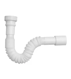 Idro-Bric Sifoni|Canotto flessibile estensibile con ghiera in plastica 1"1/4 x 32