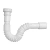 Canotto flessibile estensibile con ghiera in plastica 1"1/2 x 40 Sifoni
