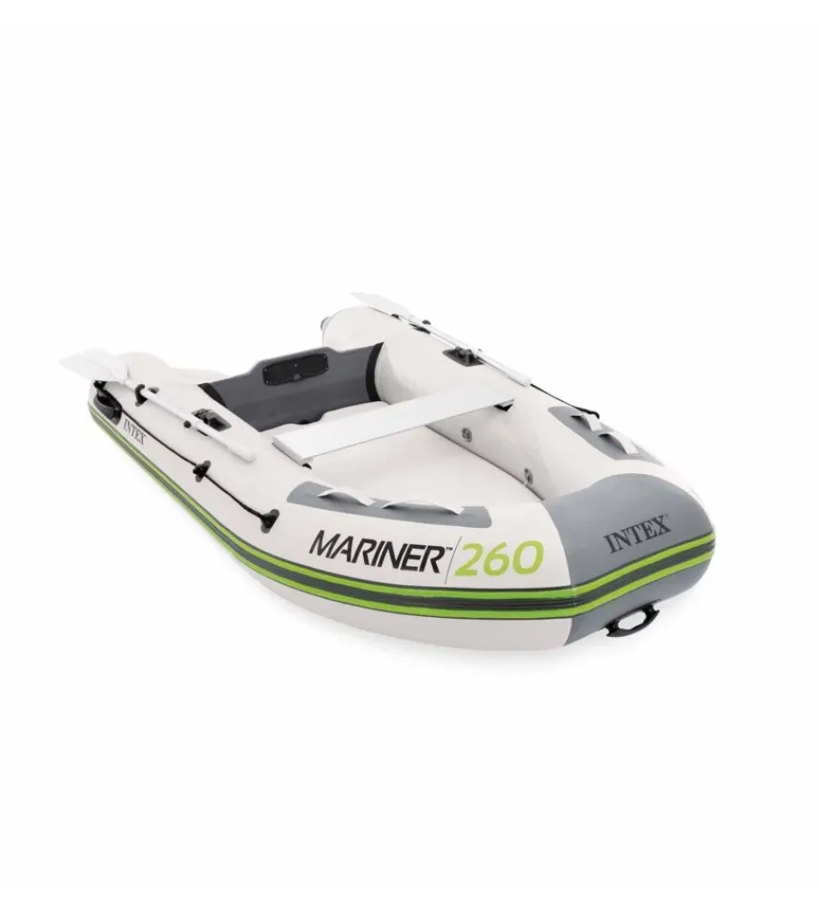 Intex Giochi E Casette Bimbo|Canotto gommone gonfiabile "mariner 260" 2 posti 259x155x41 cm - cod. 68395np