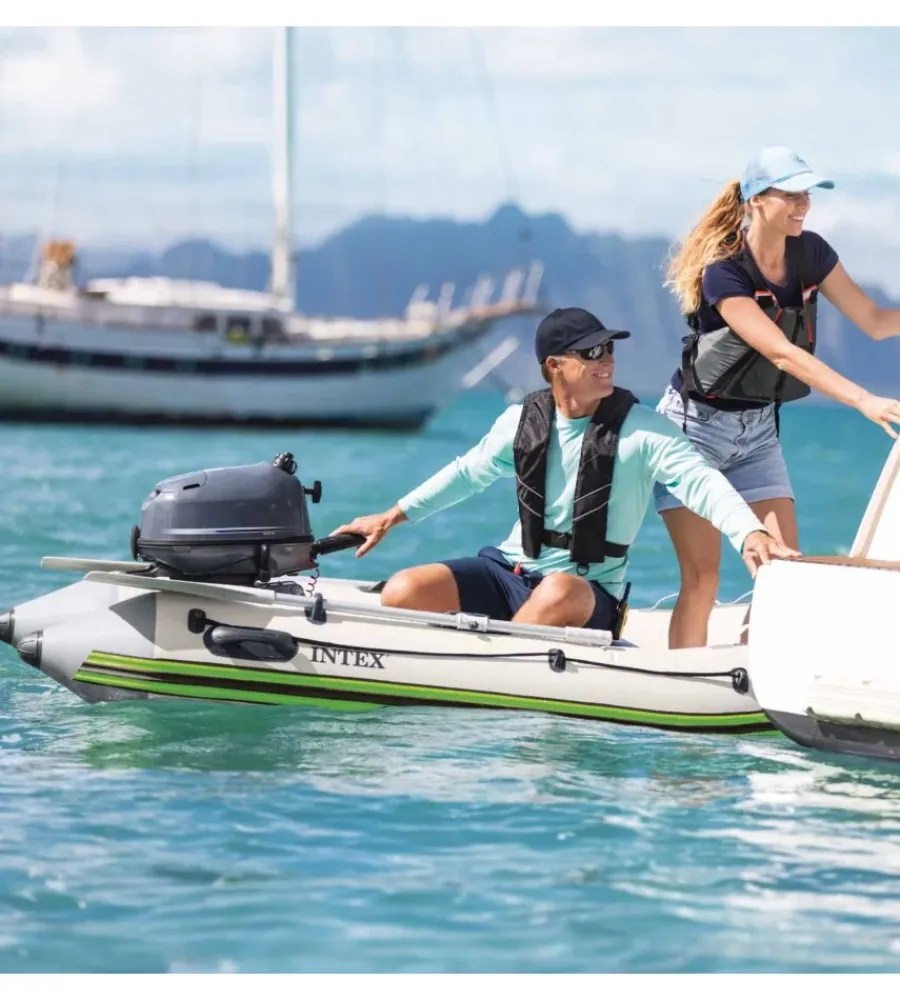 Intex Giochi E Casette Bimbo|Canotto gommone gonfiabile "mariner 260" 2 posti 259x155x41 cm - cod. 68395np