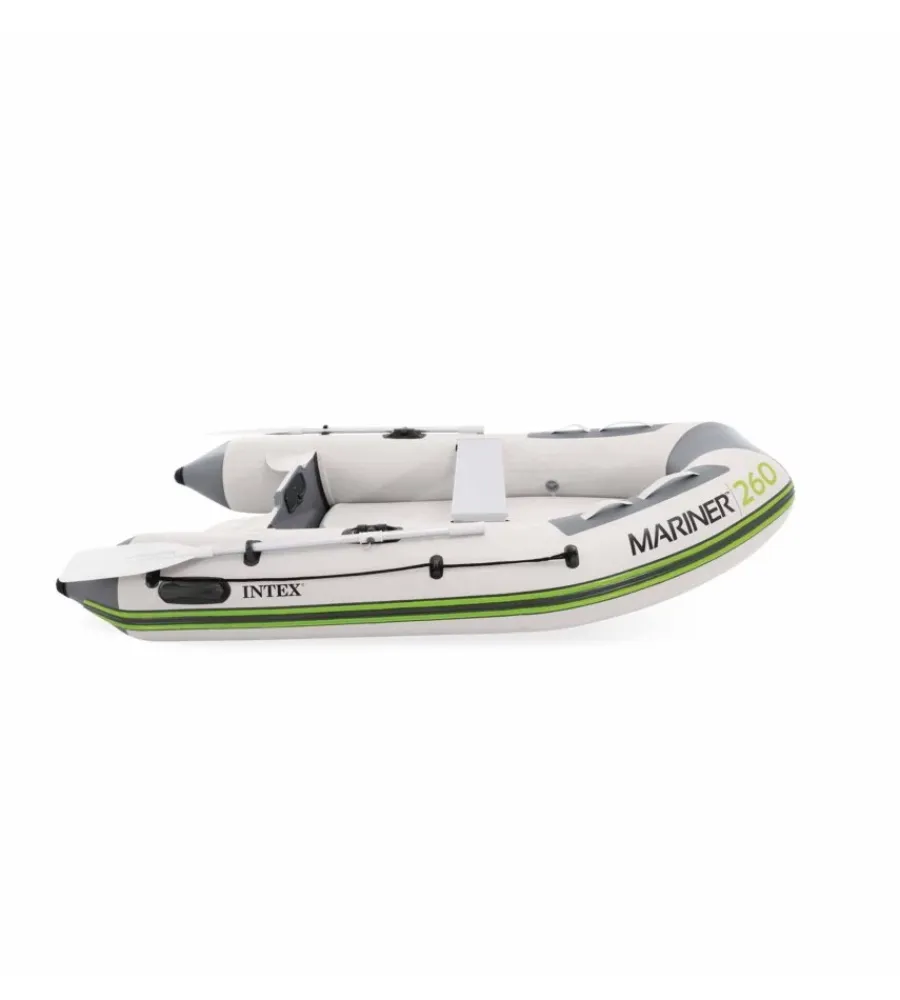 Intex Giochi E Casette Bimbo|Canotto gommone gonfiabile "mariner 260" 2 posti 259x155x41 cm - cod. 68395np