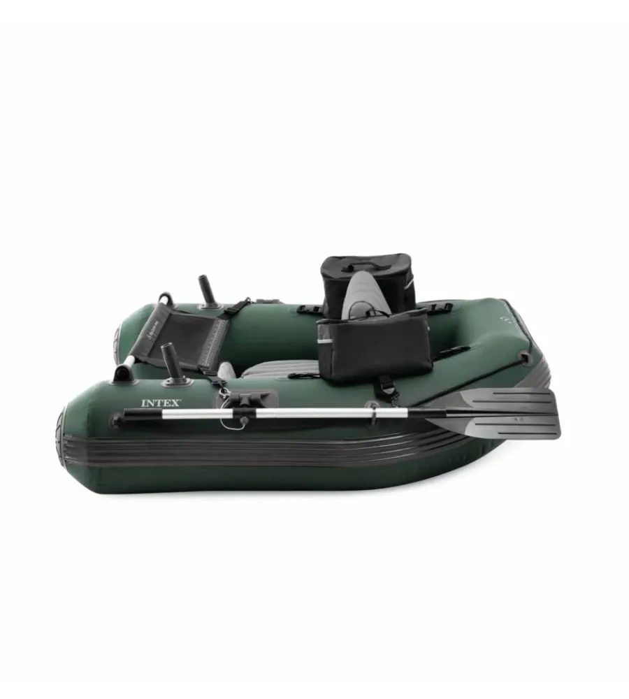 Hot Canotto gommone gonfiabile intex "big catch pro" per la pesca 165x119x38 cm - cod. 68381np Giochi E Casette Bimbo