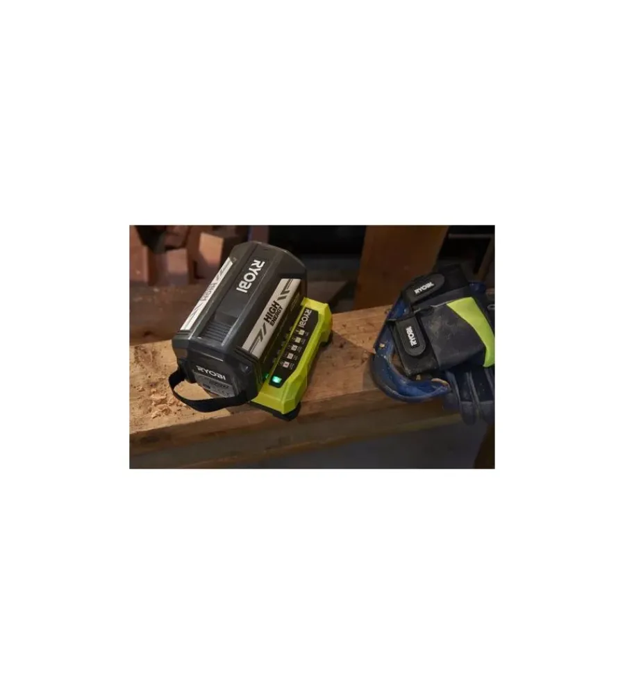 Batterie E Caricatori Per Macchine Giardinaggio-Ryobi Caricabatterie singolo rapido "ry36c60a" 36v