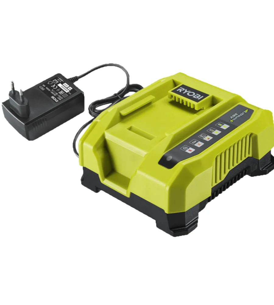 Batterie E Caricatori Per Macchine Giardinaggio-Ryobi Caricabatterie singolo rapido "ry36c60a" 36v