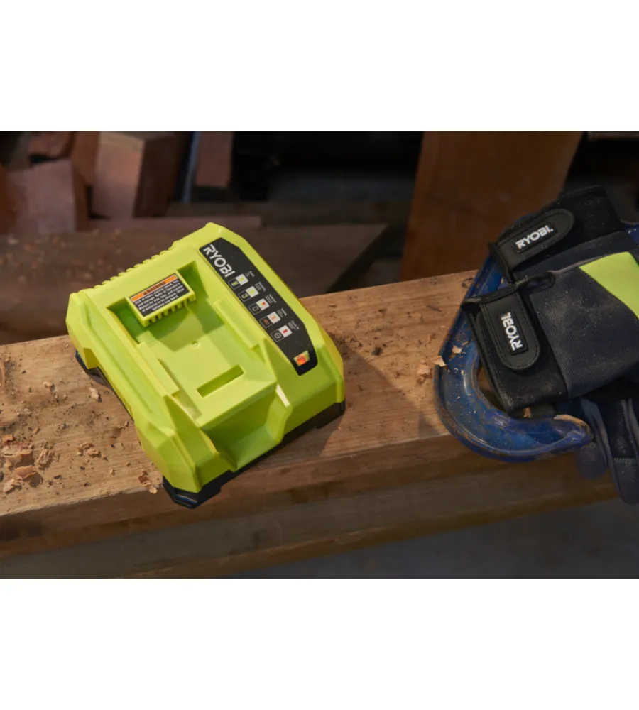 Batterie E Caricatori Per Macchine Giardinaggio-Ryobi Caricabatterie singolo rapido "ry36c60a" 36v