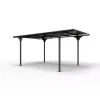 Coperture Per Esterno E Accessori-Habrita Carport auto in alluminio e policarbonato "car 3050 altp t" 5,00x2,88x2,32 mt
