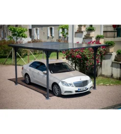 Coperture Per Esterno E Accessori-Habrita Carport auto in alluminio e policarbonato
