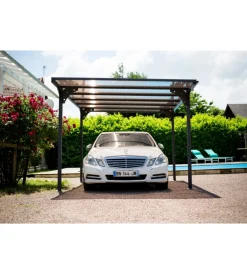 Coperture Per Esterno E Accessori-Habrita Carport auto in alluminio e policarbonato