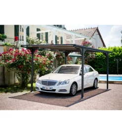 Coperture Per Esterno E Accessori-Habrita Carport auto in alluminio e policarbonato