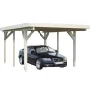 Coperture Per Esterno E Accessori|Carport singolo in legno di abete 512x360x232 cm