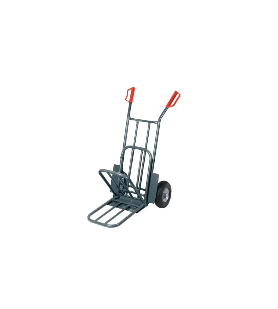 Attrezzatura Giardinaggio-Ribimex Carrello a pedana pieghevole portata 250 kg - .