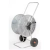 Irrigazione|Carrello avvolgitubo manuale in acciaio 110 mt