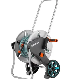 Irrigazione-Gardena Carrello avvolgitubo manuale "cleverroll m" in metallo 43/74x38/48x67/90 cm