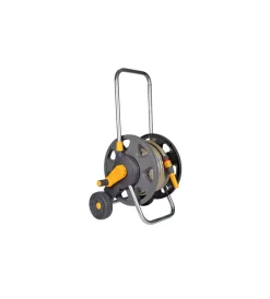 Irrigazione|Carrello avvolgitubo manuale assemblato con tubo da 20 metri e diametro 12,5 mm