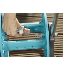 Gardena Irrigazione|Carrello avvolgitubo manuale "cleverroll s" in abs 36x44x47/75 cm + tubo 20 mt