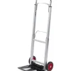 Attrezzatura Giardinaggio|Carrello estendibile e pieghevole in alluminio- portata 90 kg