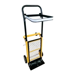 Attrezzatura Giardinaggio|Carrello multifunzione essenza in acciaio portata 45 kg 99x38x31 cm
