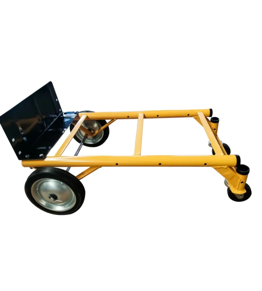 Attrezzatura Giardinaggio|Carrello multifunzione essenza in acciaio portata 45 kg 99x38x31 cm