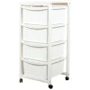 Cucina- Carrello multi-scomparto laccato