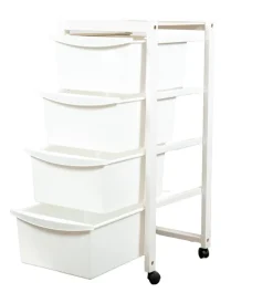 Cucina- Carrello multi-scomparto laccato