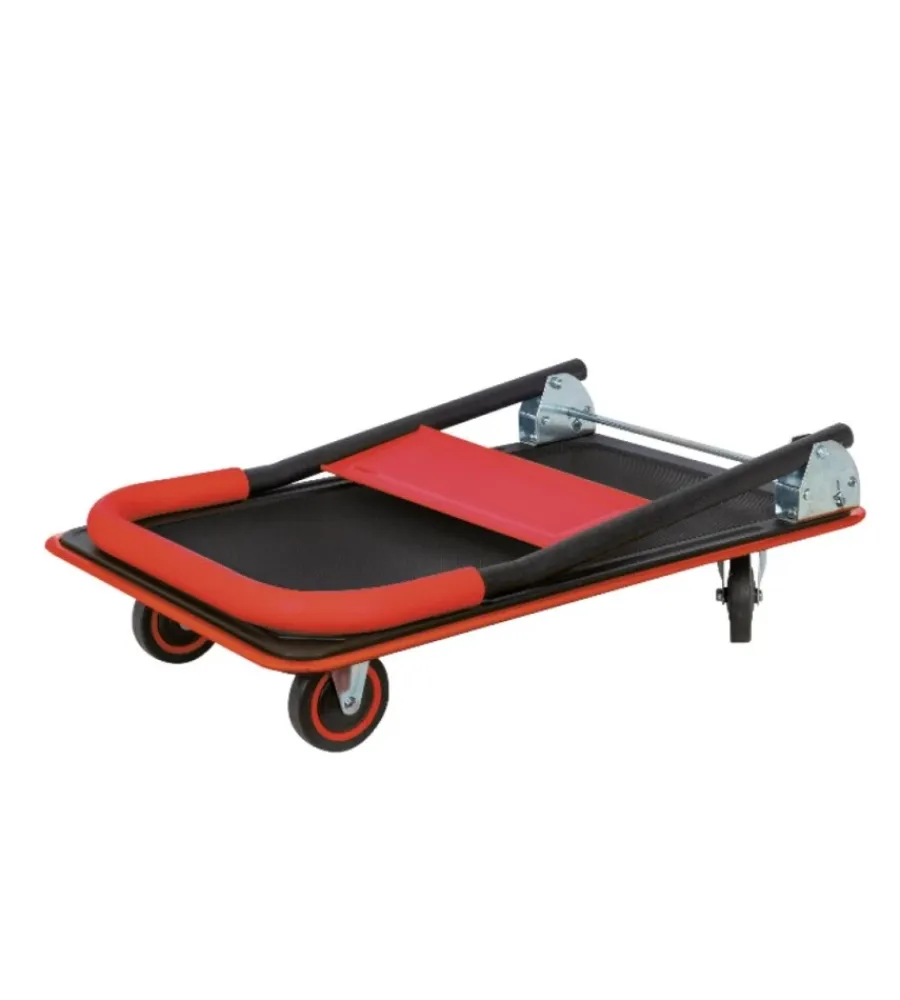 Attrezzatura Giardinaggio-Ribimex Carrello pieghevole con 4 ruote, portata massima 200 kg -
