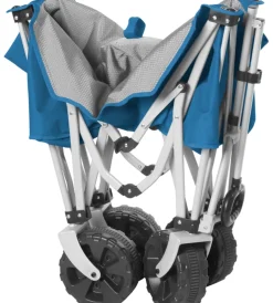 Discount Carrello pieghevole da campeggio con ruote xxl "cargo cros" blu 102x58x65 cm Campeggio