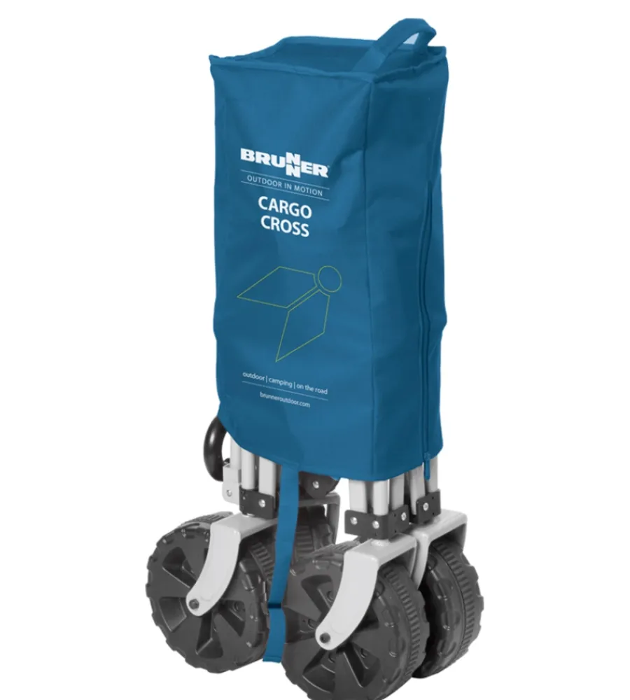 Discount Carrello pieghevole da campeggio con ruote xxl "cargo cros" blu 102x58x65 cm Campeggio