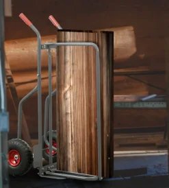 Sale Carrello porta legna con ruote gonfiabili e capacità 250 kg Attrezzatura Giardinaggio