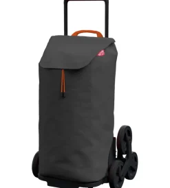 Ordine E Sistemazione|Carrello porta spesa tris 3+3 ruote grigio, 52lt