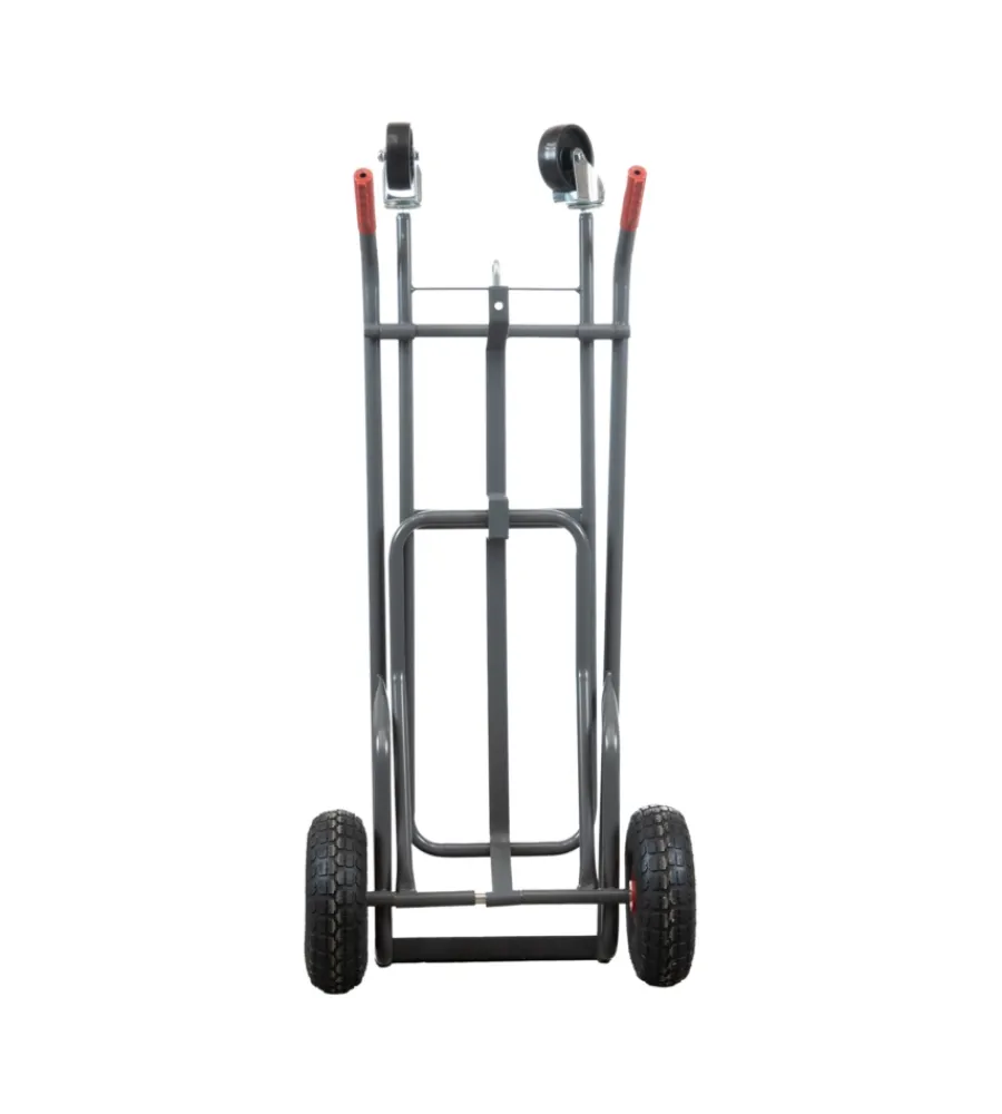 Attrezzatura Giardinaggio-EuroGarden Carrello portalegna a 2 posizioni in metallo verniciato portata 250 kg 57x56x117 cm