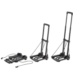 Attrezzatura Giardinaggio- Carrello richiudibile e pieghevole portapacchi con ruote 45kg
