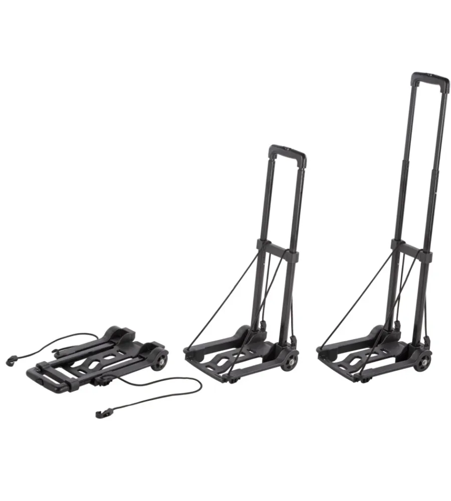 Attrezzatura Giardinaggio- Carrello richiudibile e pieghevole portapacchi con ruote 45kg