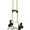 Attrezzatura Giardinaggio|Carrello saliscale pieghevole essenza in acciaio portata 70 kg 50,5x42x100 cm