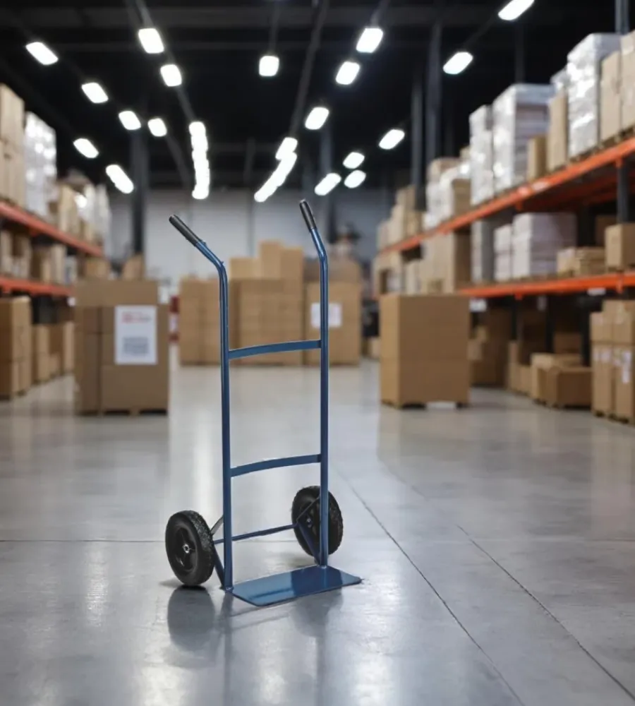 Attrezzatura Giardinaggio|Carrello trasporto essenza in acciaio portata 80 kg 38x48x100 cm