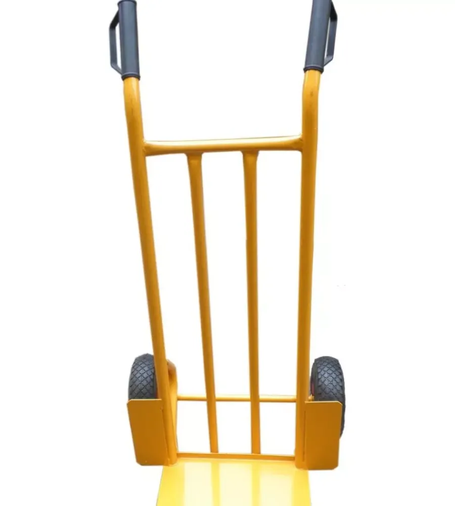 Attrezzatura Giardinaggio- Carrello trasporto essenza in acciaio portata 300 kg 61x48x120 cm