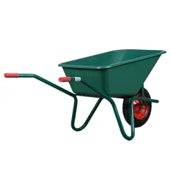 Attrezzatura Giardinaggio- Carriola da giardino con vasca in pvc da 100 litri e telaio in acciaio