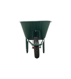 EuroGarden Attrezzatura Giardinaggio|Carriola da giardino con vasca in pvc da 100 litri e telaio in acciaio