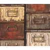 Decorazione Pareti|Carta da parati parato pvc tnt casse vintage