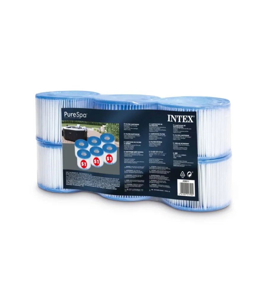Piscine-Intex Cartuccia per spa conf.6 pz i.4 - cod. 29011