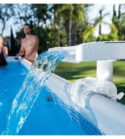 Piscine-Intex Cascata per piscine con led multicolore - cod. 28090