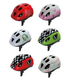 Bici-Lampa Casco bici per bambini "kid" colori assortiti tg s - 94065