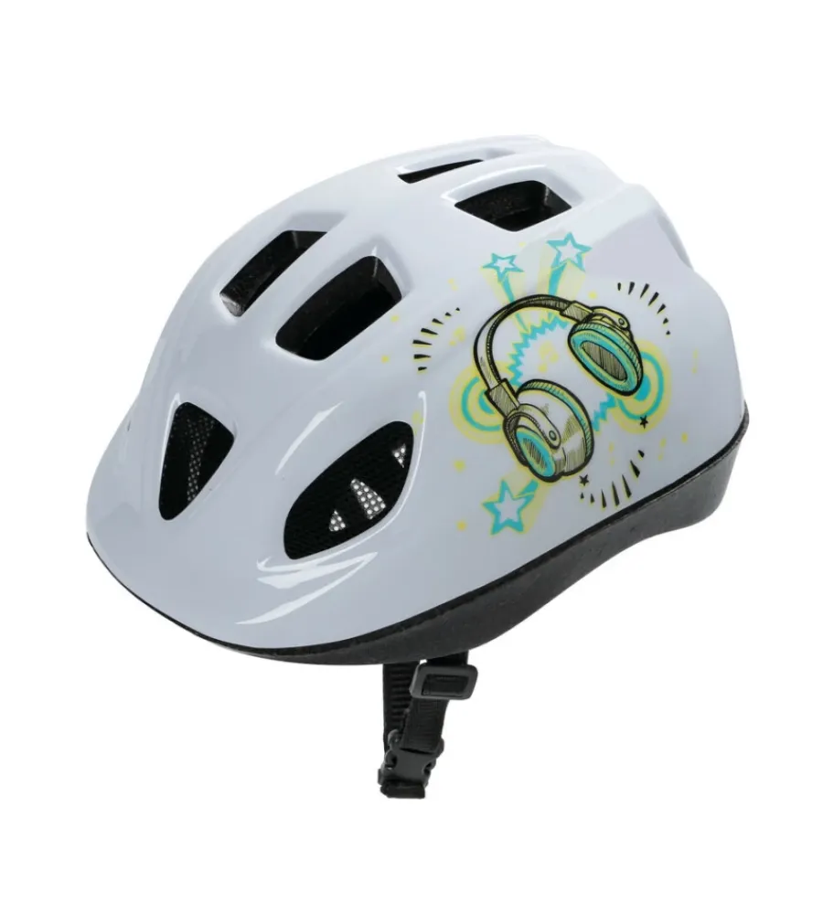 Bici-Lampa Casco bici per bambini "kid" colori assortiti tg s - 94065