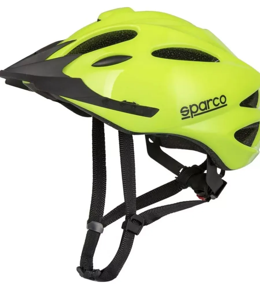 Bici-Sparco Casco bici giallo, tg l