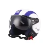 Moto-Sparco Casco moto "sp501" bianco/blu, tg m