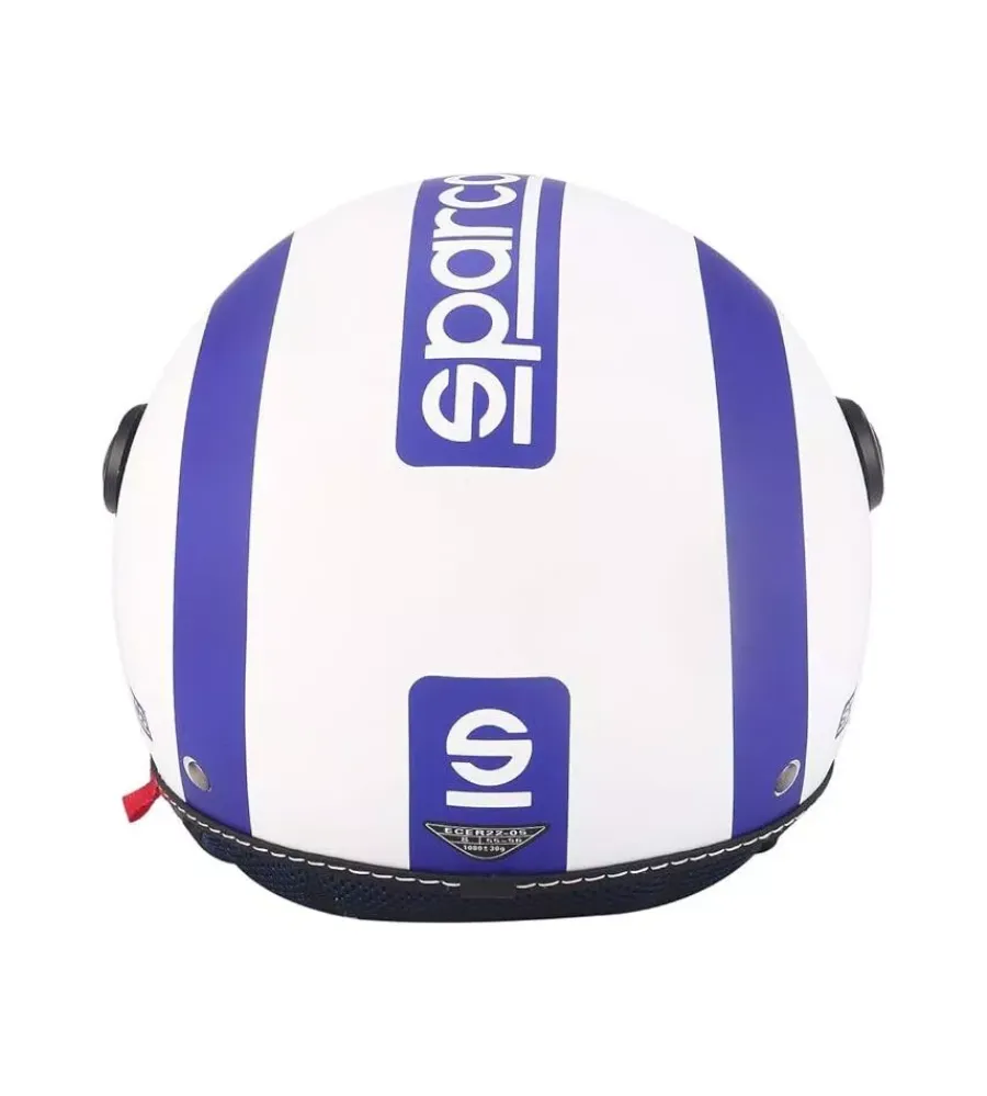 Moto-Sparco Casco moto "sp501" bianco/blu, tg m