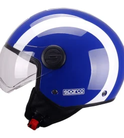 Sale Casco moto sp601 blu/bianco tg.s Moto