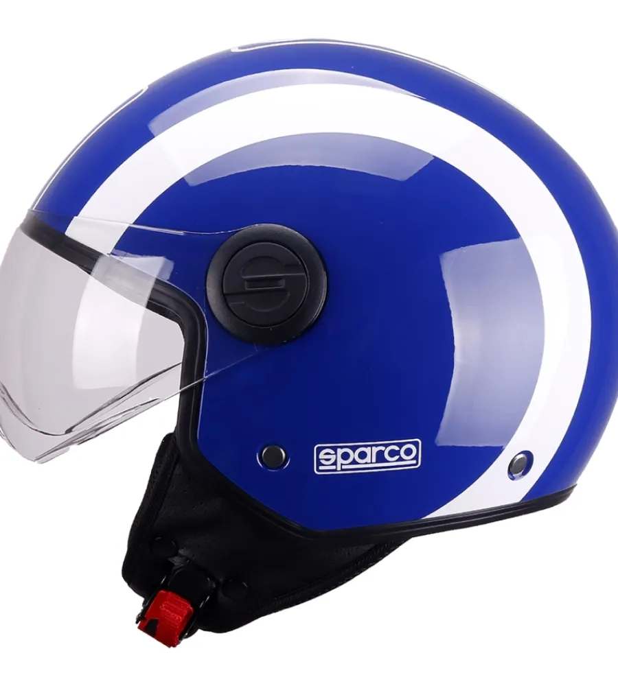 Sale Casco moto sp601 blu/bianco tg.s Moto