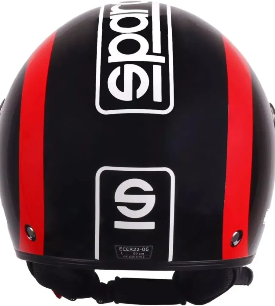 Sale Casco moto sp601 nero/rosso tg.m Moto