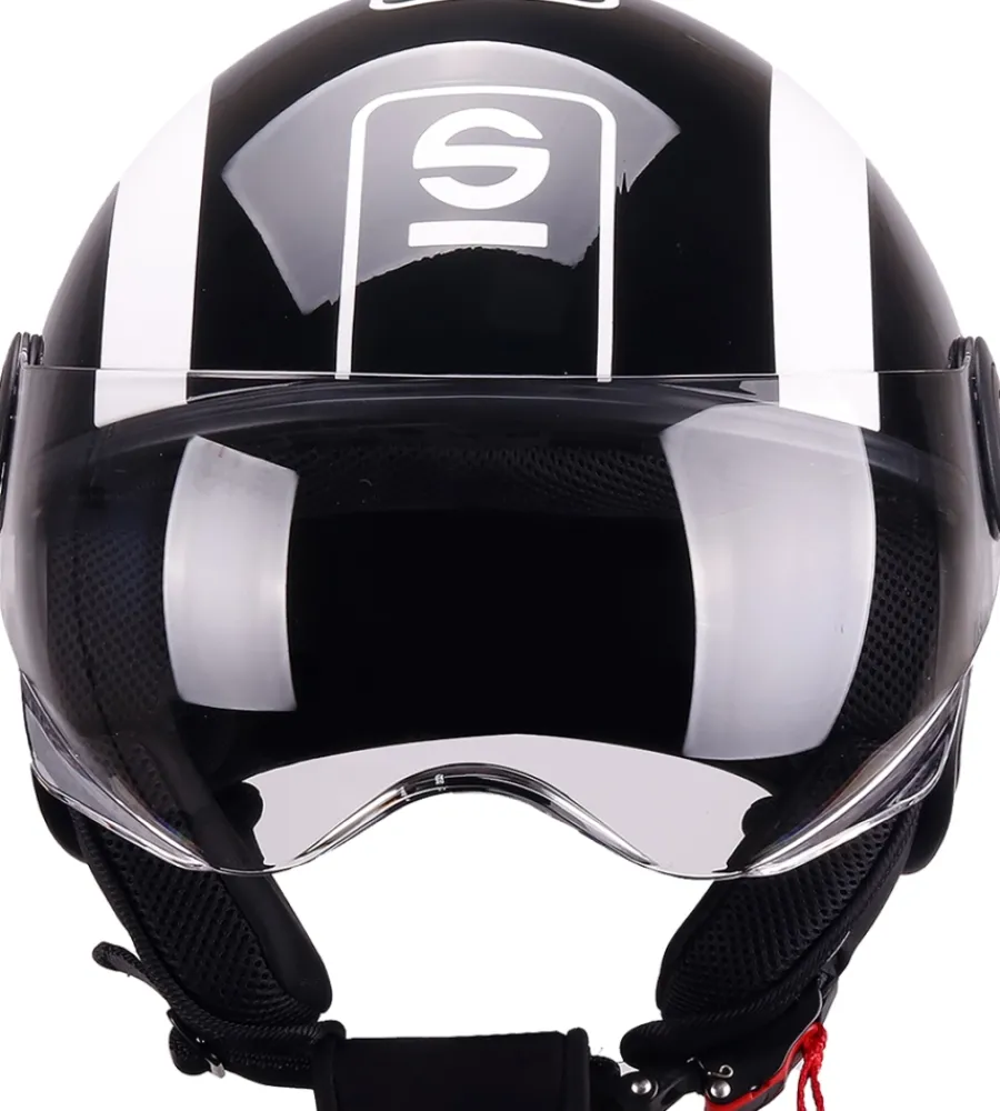 Moto-Sparco Casco moto sp601 nero/bianco tg.s